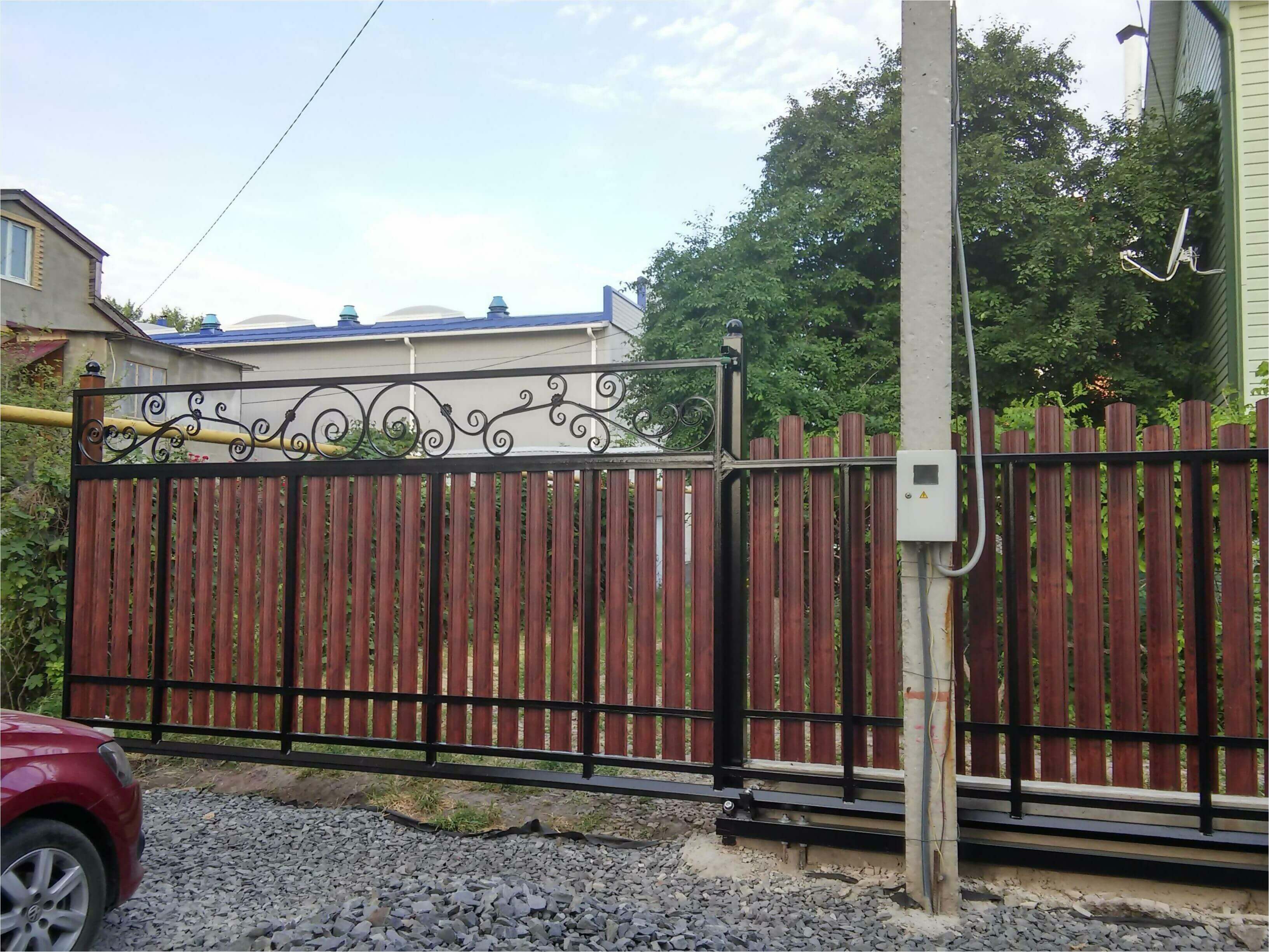 Забор из штакетника 90м фото2 в Сланцах