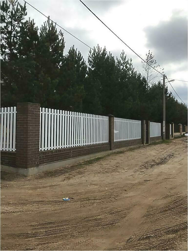 забор из штакетника 95м фото4 в Сланцах