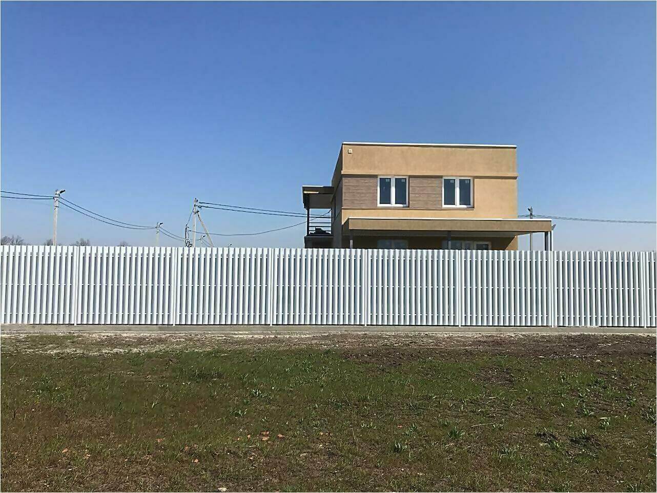 забор из штакетника 95м фото6 в Сланцах