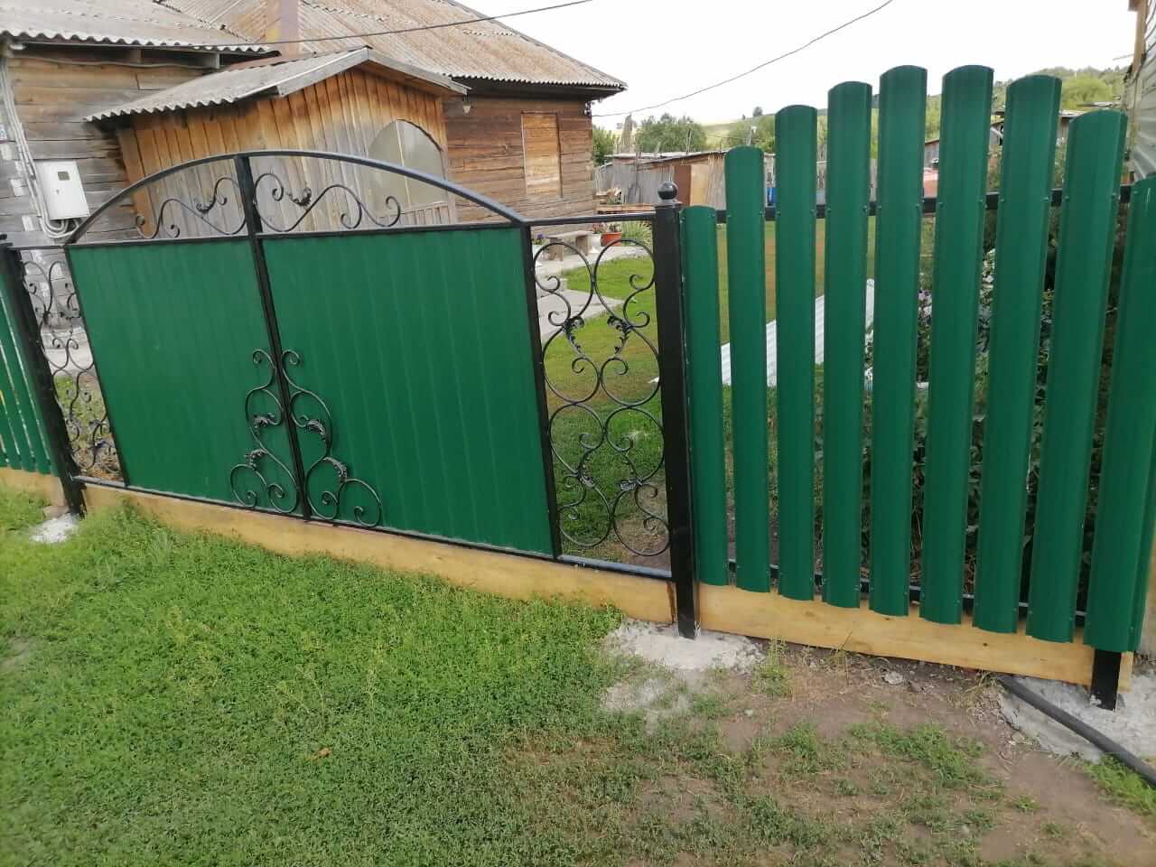 забор из штакетника Зеленый Мох фото7 в Сланцах