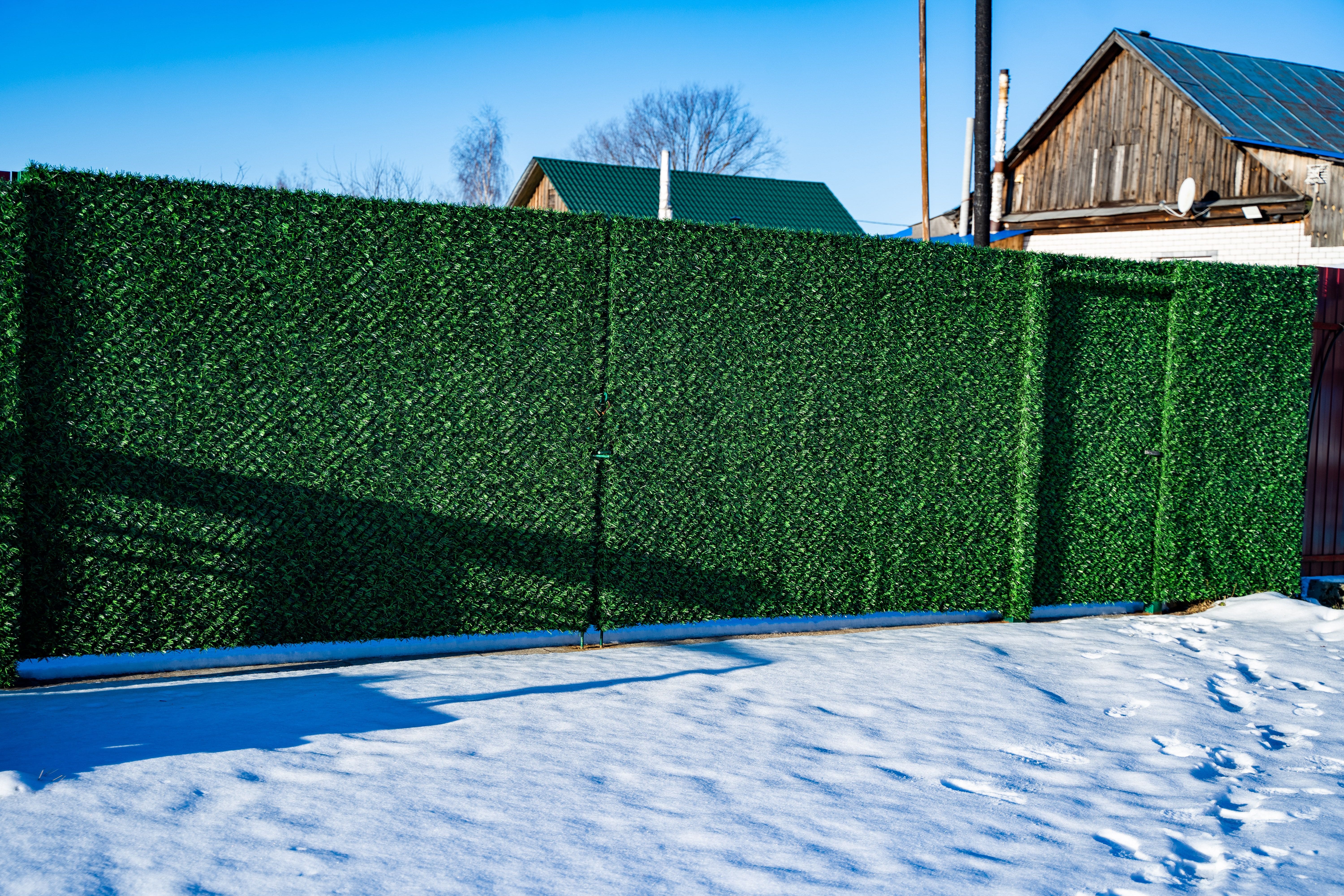 Вечнозеленый забор Grass Fence рулон 2м фото 4 в Сланцах